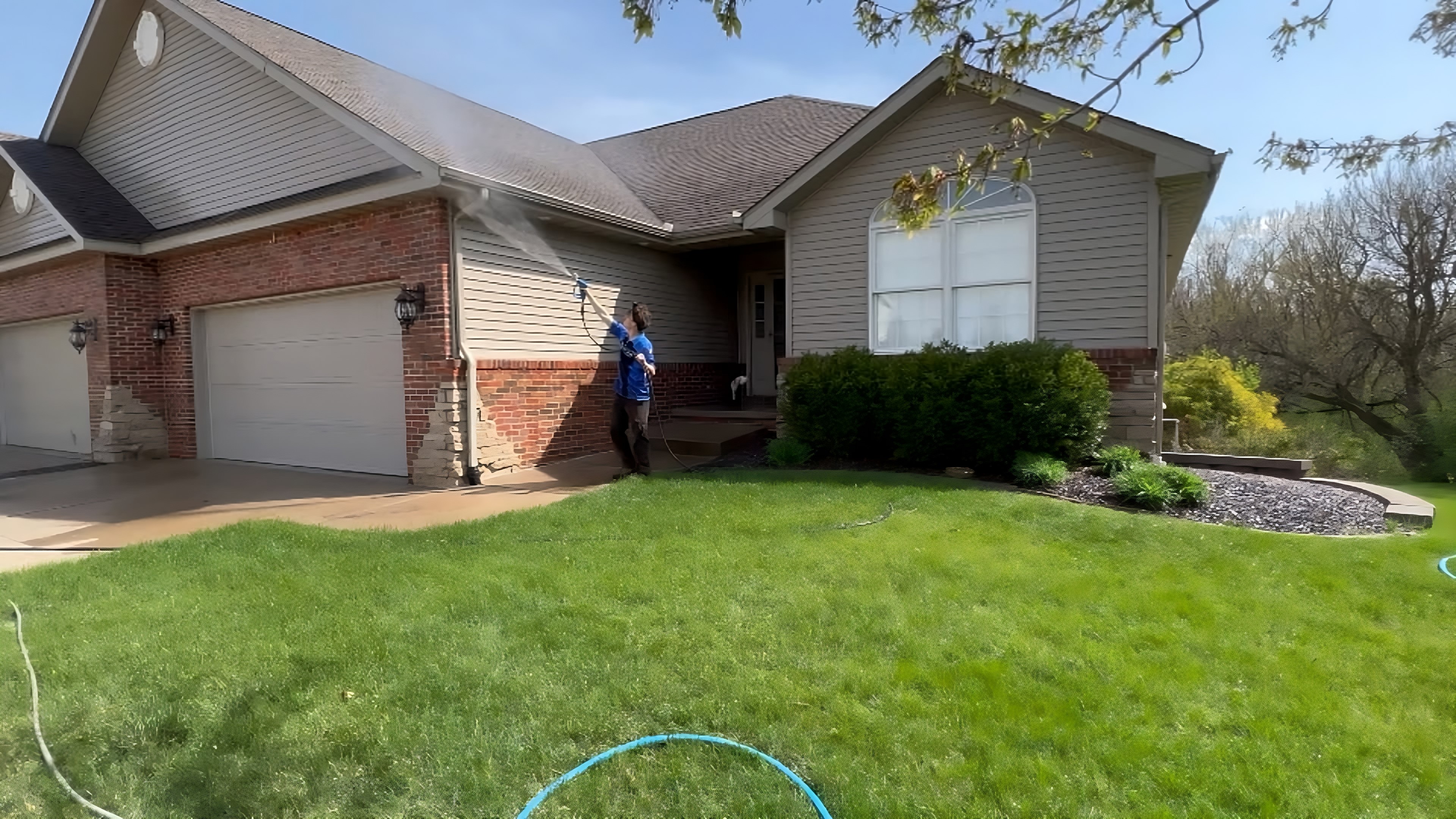 Quality House Washing and Driveway Power Washing in Dunlap, IL. Thumbnail